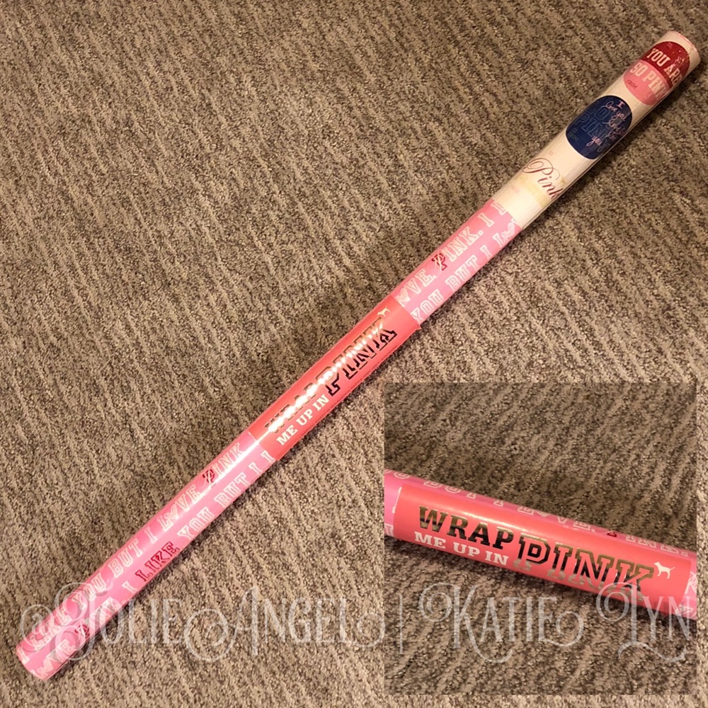 HTF VINTAGE | VS Wrap Me Up In PINK gift wrap